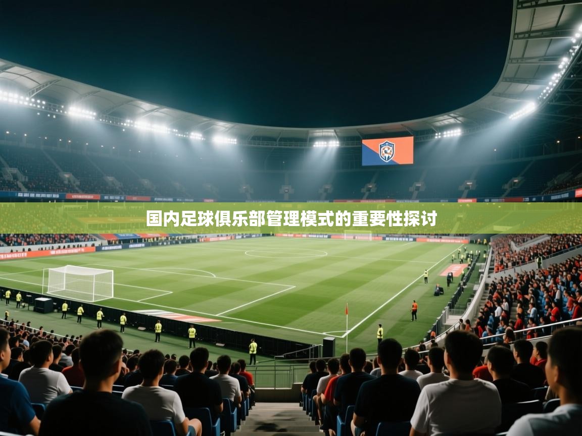 国内足球俱乐部管理模式的重要性探讨  第1张